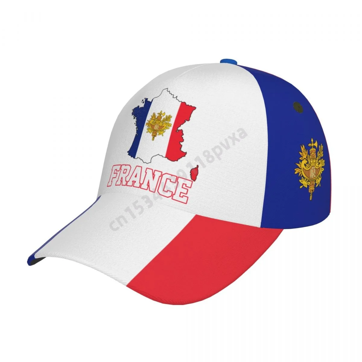 Unisex France Flag Cool French Country Map Adult Baseball Cap Patriotic Hat for Baseball Soccer Fans Men Women