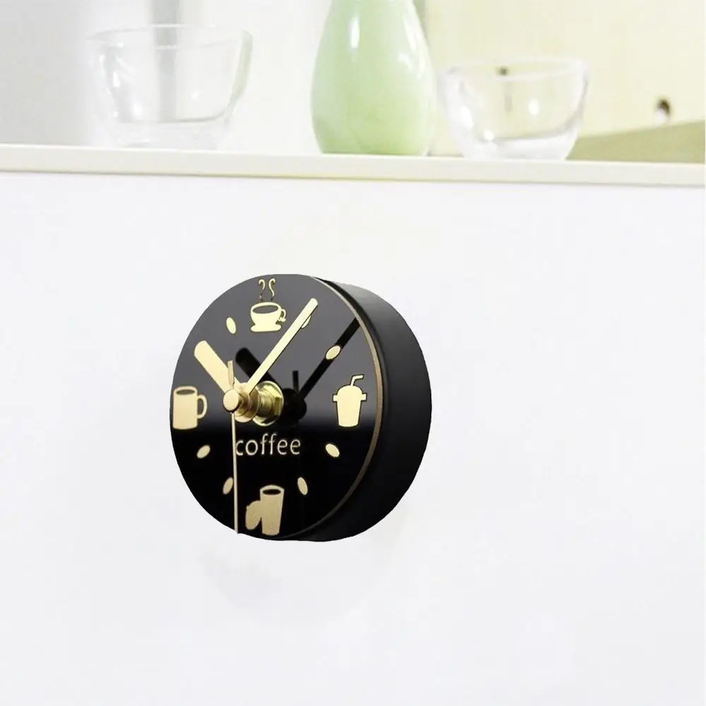 Crafts Resin Refrigerator Sticker Creative Portable Refrigerator Clock Magnetic Multifunctional Fridge Magnet Photo Paste