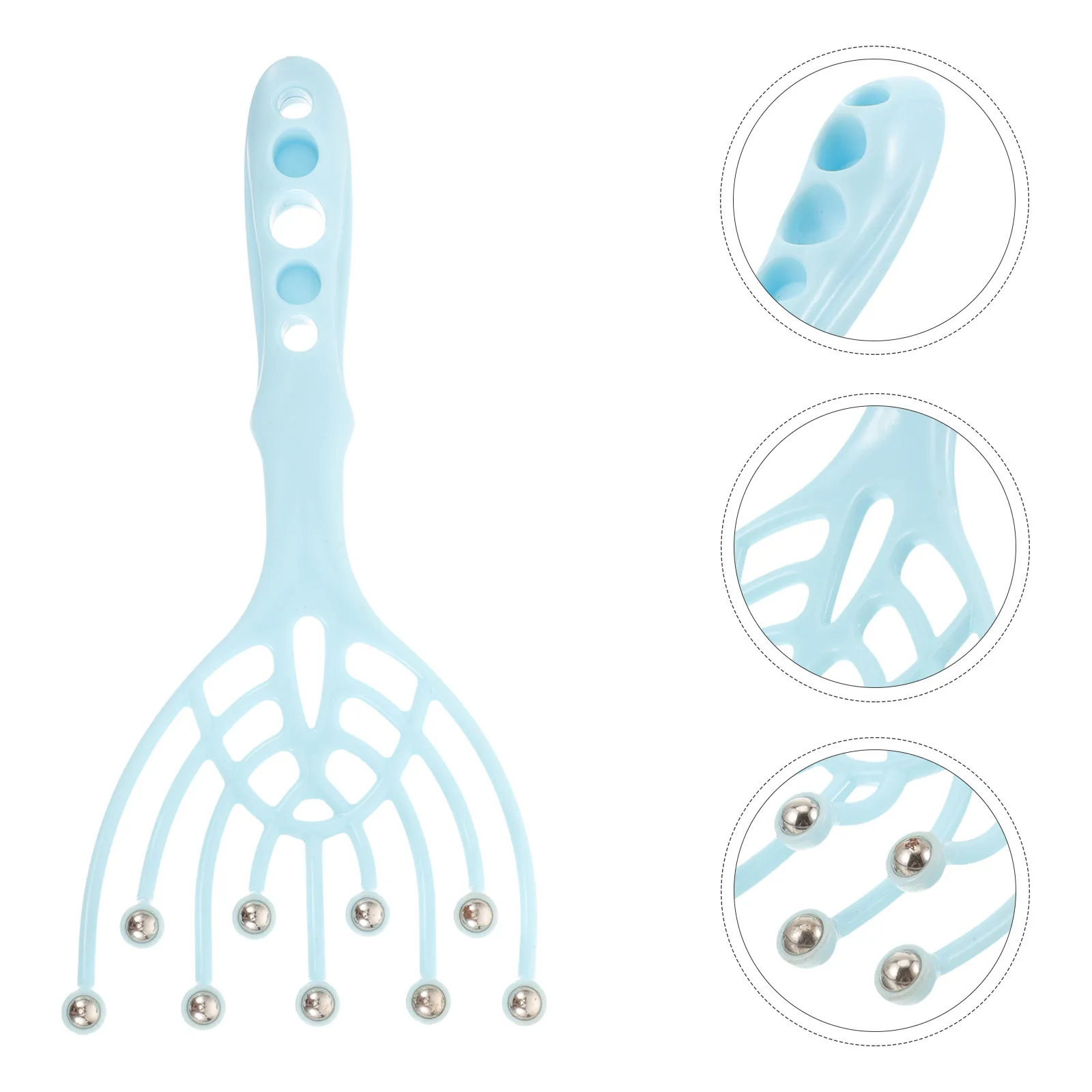 

Массажер для головы и кожи головы с металлическими шариками, инструмент для расслабления кожи головы, снятия стресса, облегчения мышечной боли и улучшения кровообращения