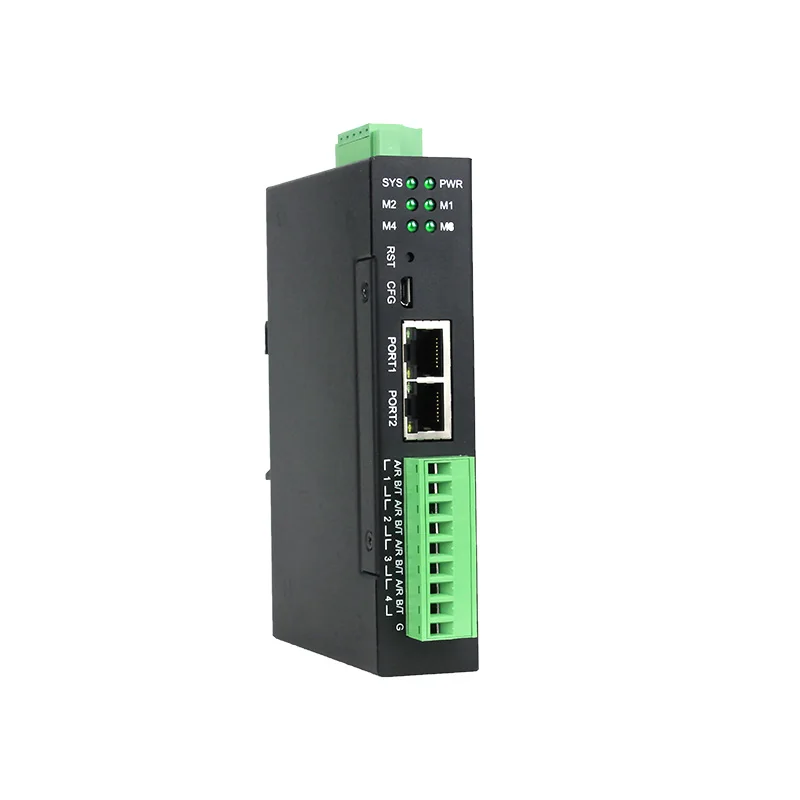 Profinet to Modbus485RTU Gateway 4-channel Synchronous Acquisition Speed Is Fast Without Programming Industrial Grade