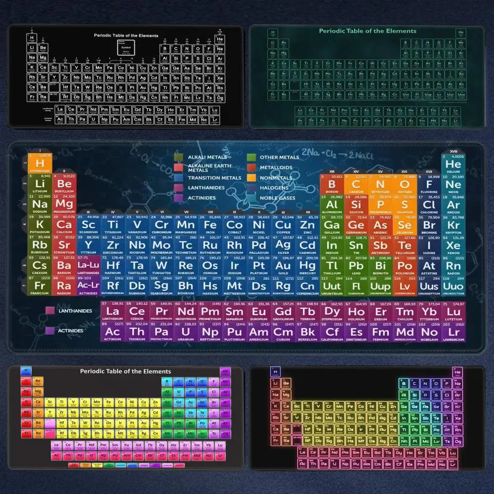 

Periodic Table Of Elements Mouse Pad Gaming Keyboard Mouse Mats Office Computer Mausepad Gamer Accessiores Mousepad Xxl Desk Mat
