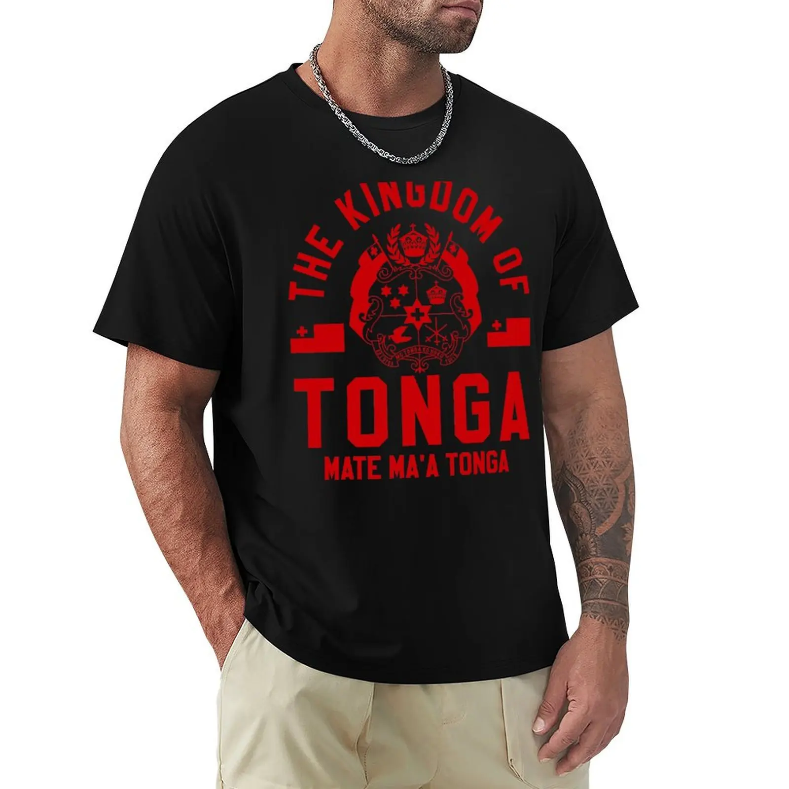 The Kingdom of Tonga - Mate Ma`a Tonga T-Shirt Anti-Pilling Casual T-Shirt