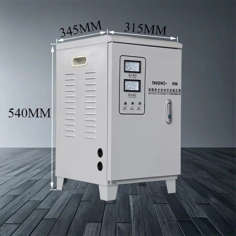 بيع المصنع مباشرة مرحلة واحدة CE ISO9001 مُثبت الجهد المؤازر 10KVA النحاس SVC AC