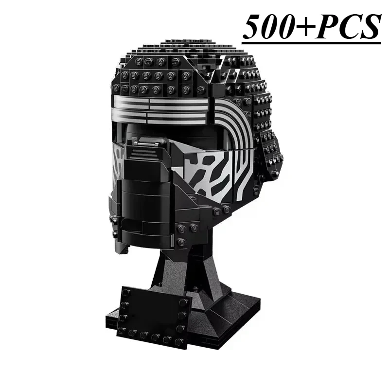 Brinquedos quentes nave espacial guerra kylo ren capacete jango fett capacete bloco de construção tijolo construção compatível 75408 75415 presente adulto criança