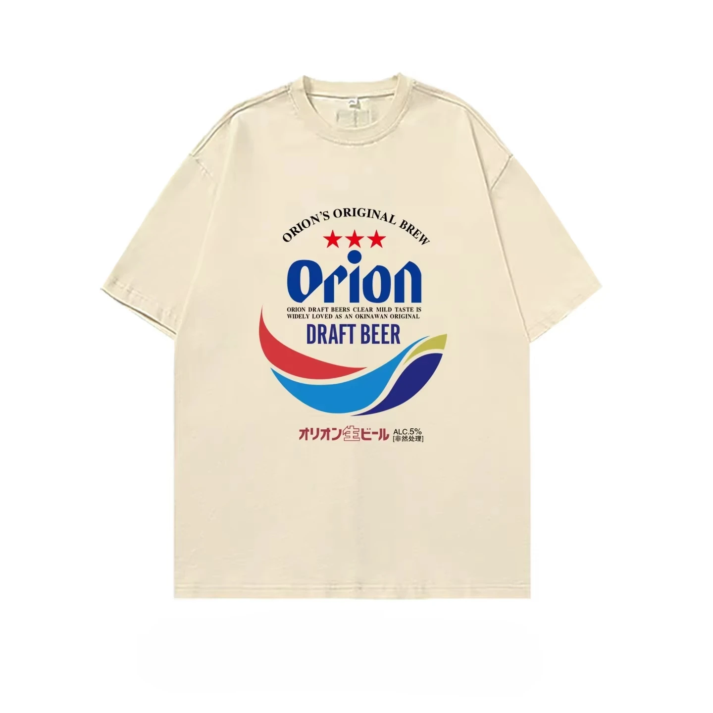 2026 New Orion Short Sleeve T-Shirt Summer Wear Collaborative Beer Themed Fun Casual Women's T Shirt