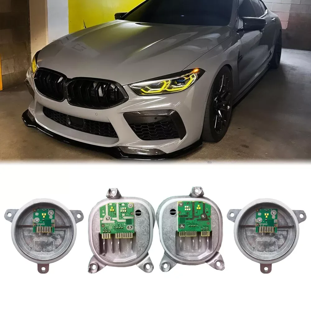 

CSL M8 Yellow Angel Eye DRL LED Modules For BMW 8 series G14 G15 F91 F92 F93 M8 G16 840i 850i Headlight Daytime Running Lights