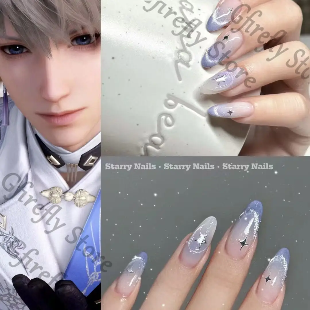 

Anime Collect Press-on Nails Manicure Xavier Craft High Quality Love and Deepspace Exquisite Souvenir Series Photograph Gift