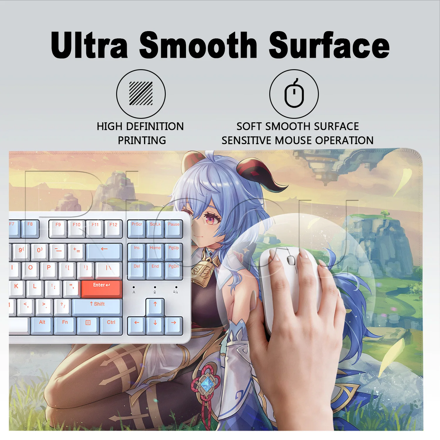 Ganyu Genshin Impact Gaming M - Gaming Keyboard High Ground review and price