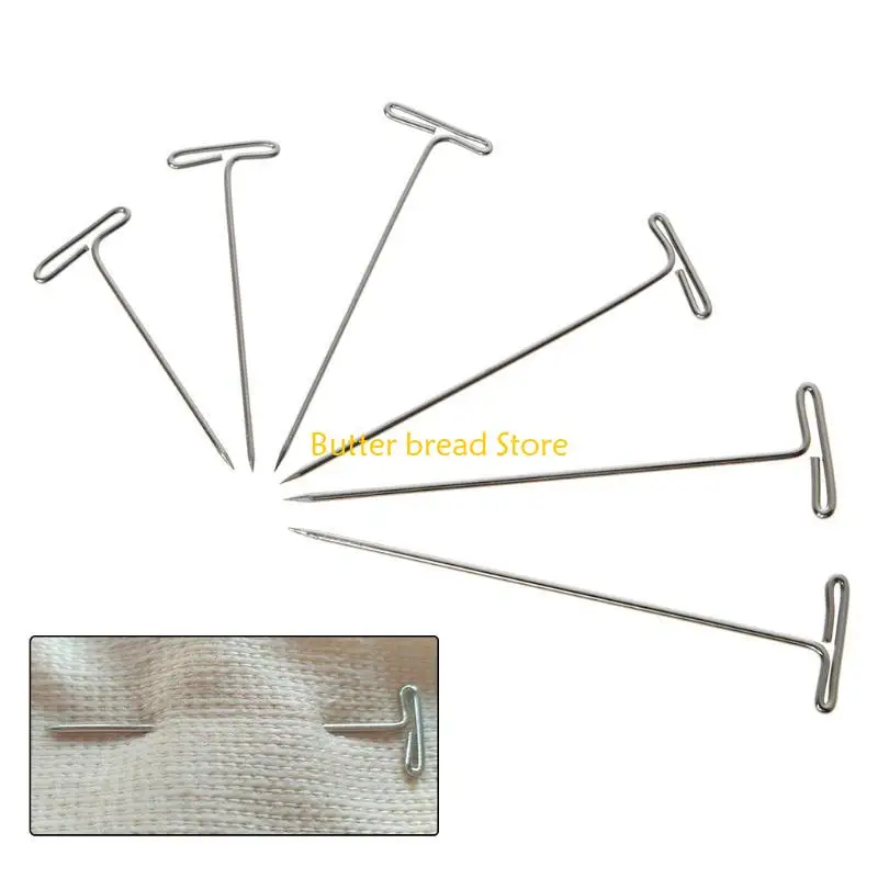 W89C 100 шт. Для T -контактов иглы для парика на пене для стиля головы для головы шить волосы SA