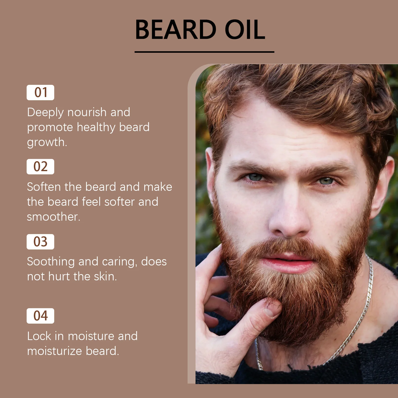 ひげオイル 男性用 栄養補給 保湿 縮れを和らげる 厚く強いひげの成長を促進する 乾燥を軽減する ひげコンディショナー