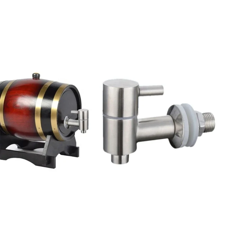 Wine Barrel-Valve Switch-Stainless Steel Juice Faucet Wine Valve-Water Dispenser Switch-Tap Beer Faucet Tap Leakproof