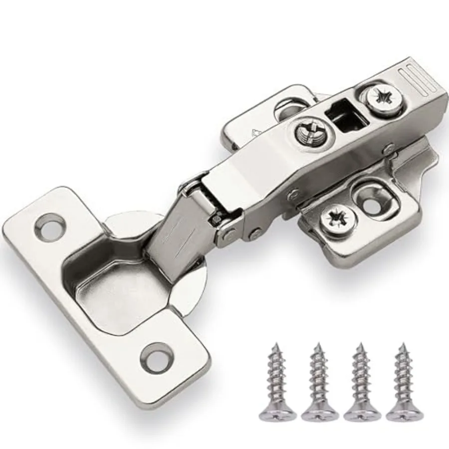 

European Soft Close Cabinet Hinges for Kitchen Cabinets 0 Pcs -5° Frameless Concealed Cabinet Door Hinge - Way Adjustability an