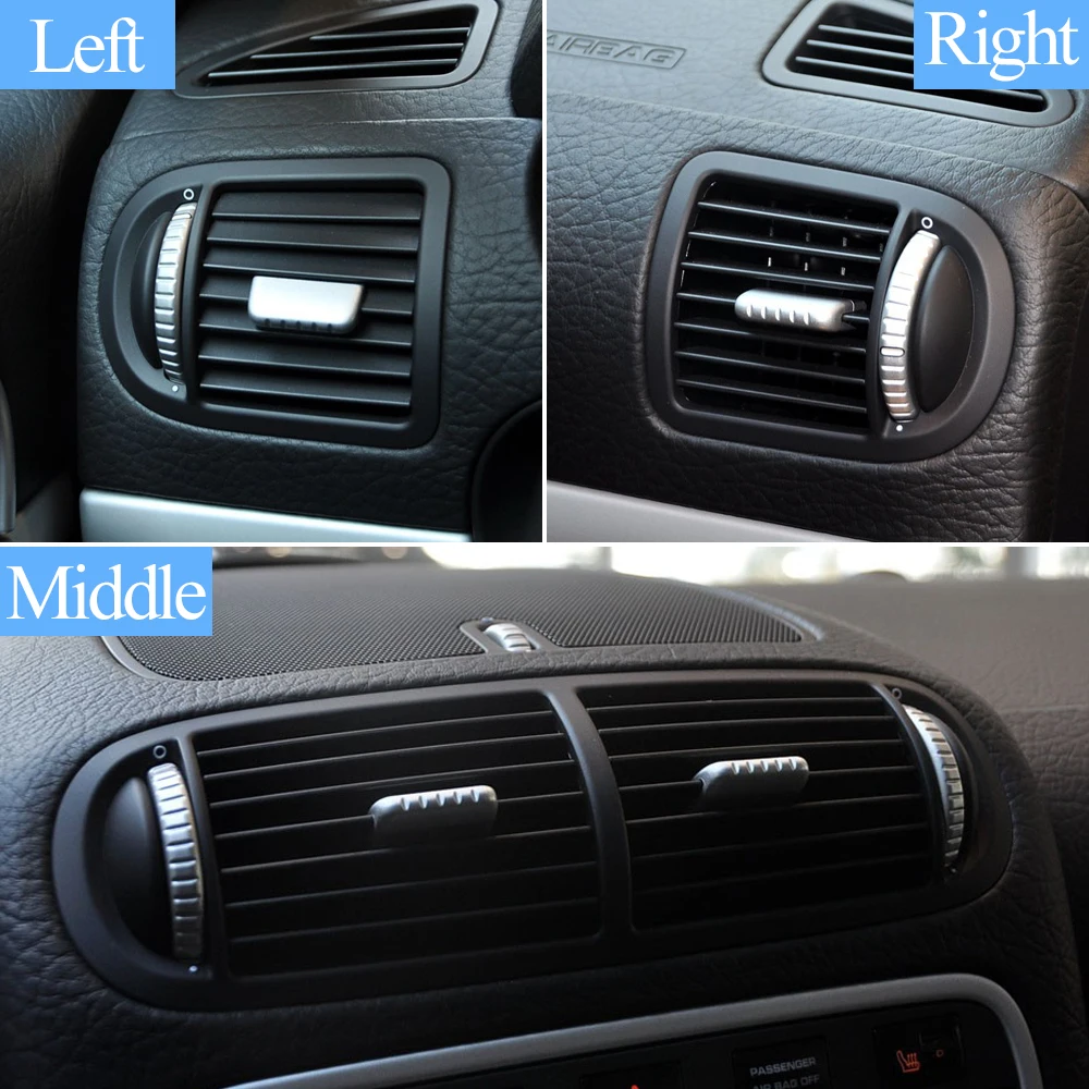 Auto-Frontarmaturenbrett-Lüftungsgitter Klimaanlagen-Auslass für Porsche Cayenne 955 9PA 2003-2009 95555222502A03 95555226301A03 – Detail 17