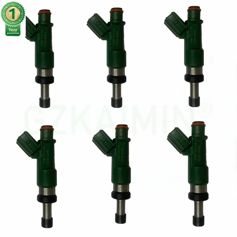 

6pcs Fuel Injector Nozzle 23250-0C050 232500C050 23250 0C050 23209-79186 2320979186for Toyota Hilux Vigo 2TR Car-Styling