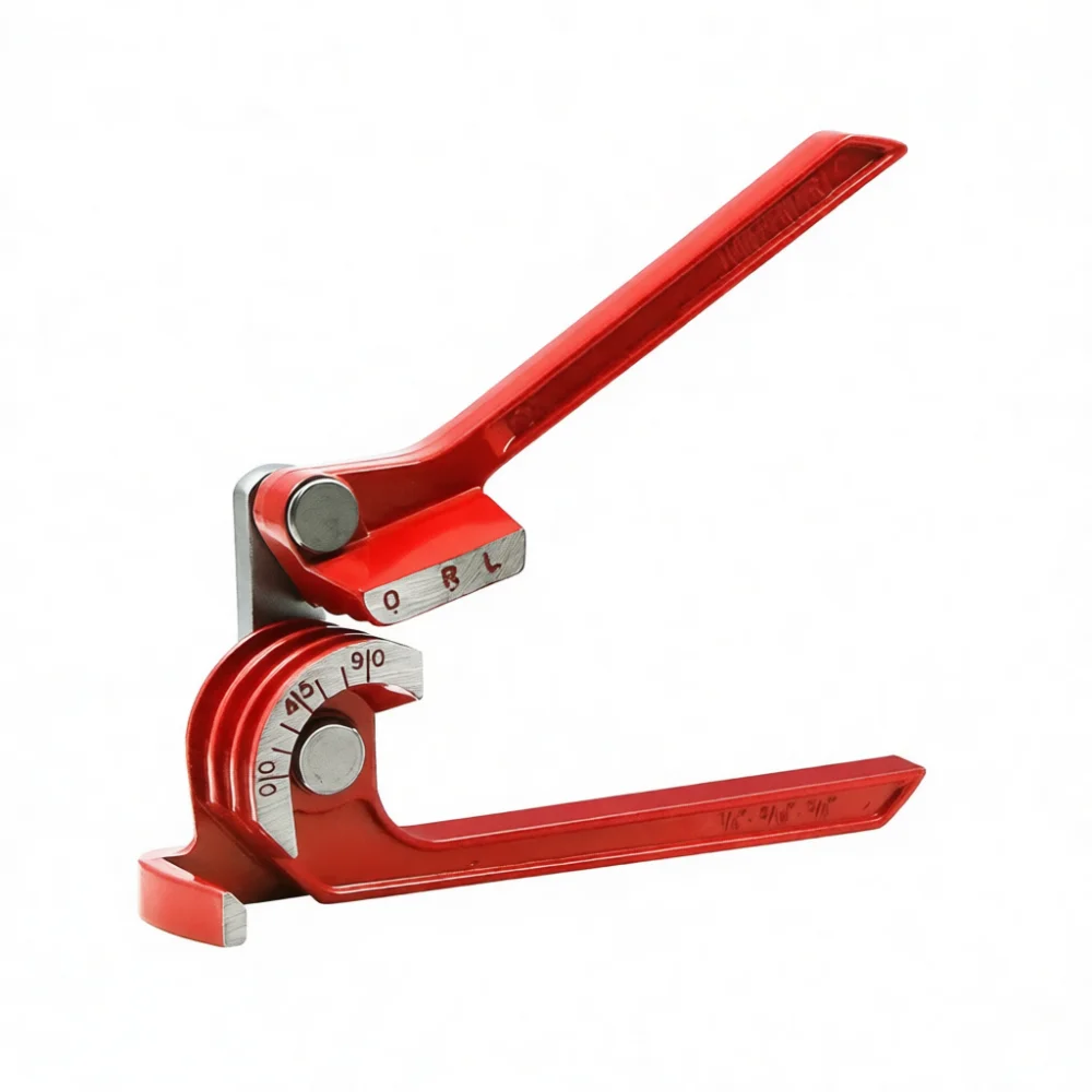 3 In 1 Manual Tube Bender 6mm 8mm 10mm Copper Pipe Bending Tool Plumbing HVAC Refrigeration Repair Hand Held Bender Device