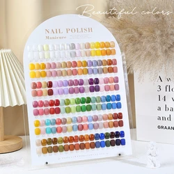 New Nail Color Display Board False Nail Tips Display Stand Acrylic Gel Polish Rack Colors Showing Shelf Manicure Tools