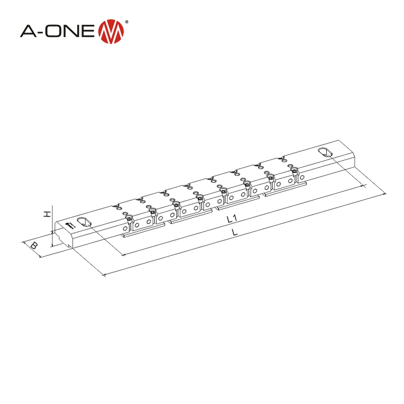 A-ONE Hot Sale SUS440 Hardened Steel Clamping Beam for Wire Edm Use  3A-210024