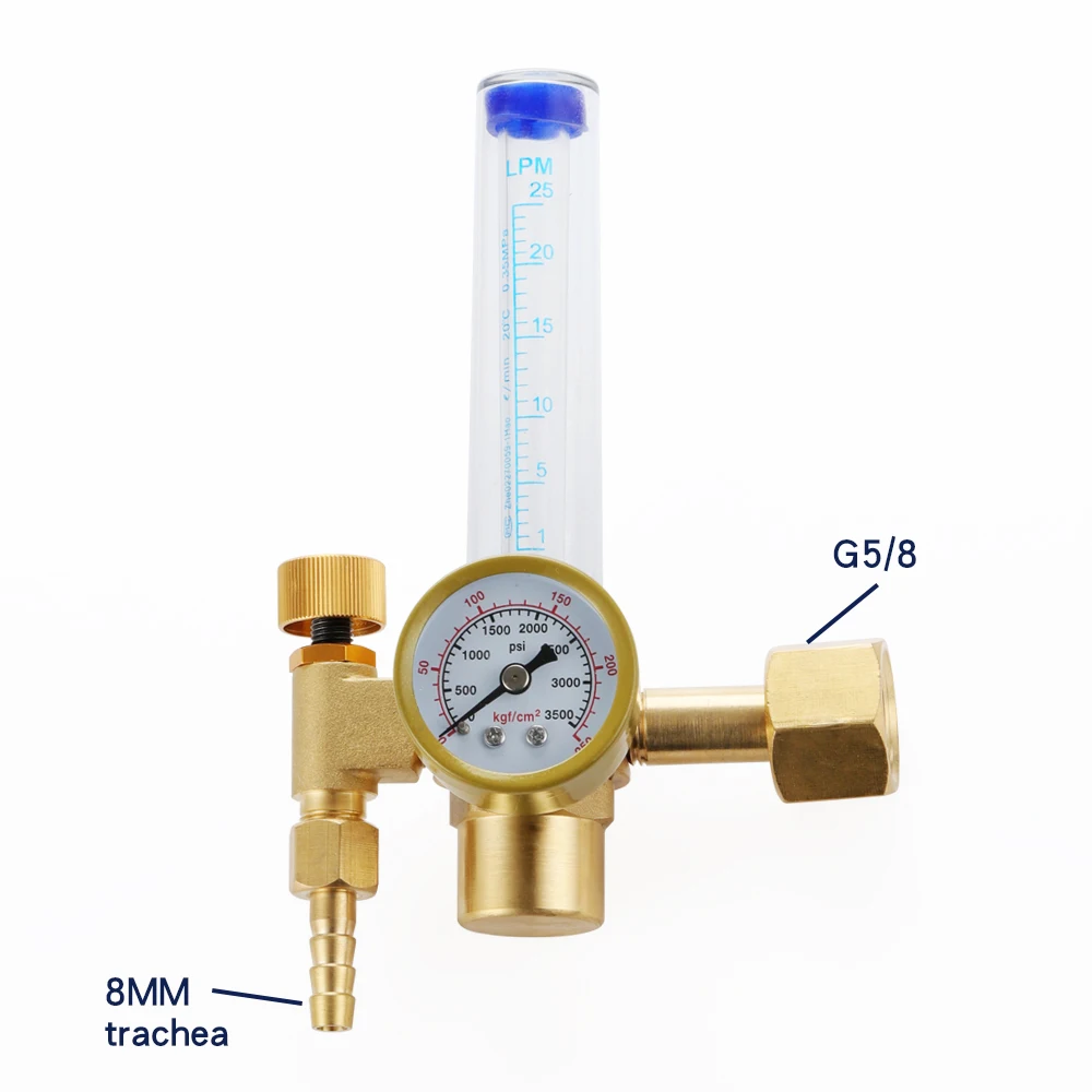 Regolatore di Argon stabile sicuro G5/8 \