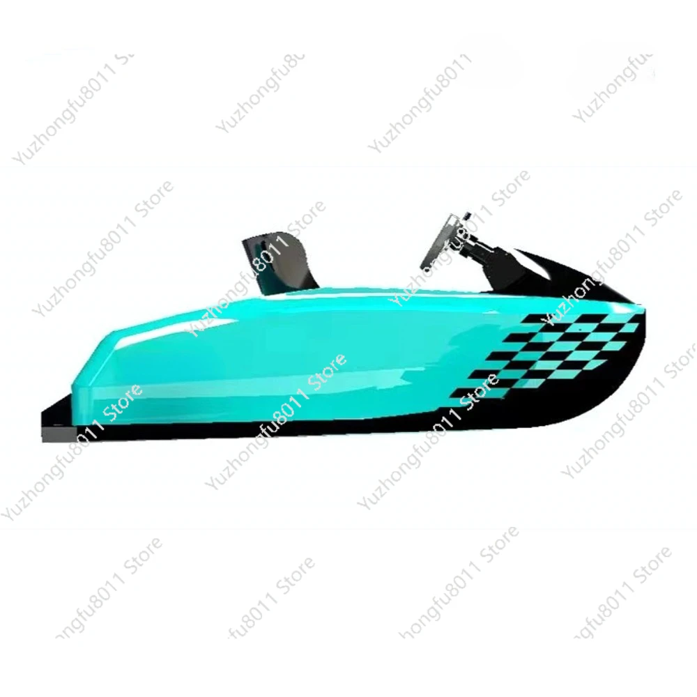 Mini Jet Electric Boat 15KW Jet Powered Rowing Boat Water-powered Surfing Boat