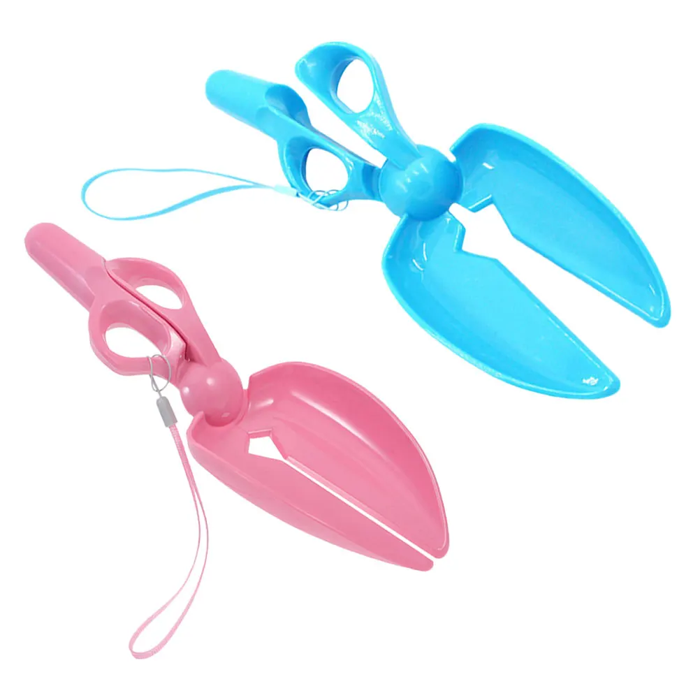 

2Pcs Pooper Scooper Portable Dog Waste Picker with Ergonomic Handle for Yard Garden Cat Litter Cleanup Pooper Scooper