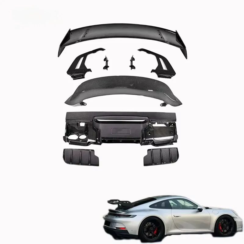 

STLF Suitable for Porsches 911 Carrera 992 GT Wing GT3 Type Rear Spoiler Full Dry Carbon Fiber Body Kit