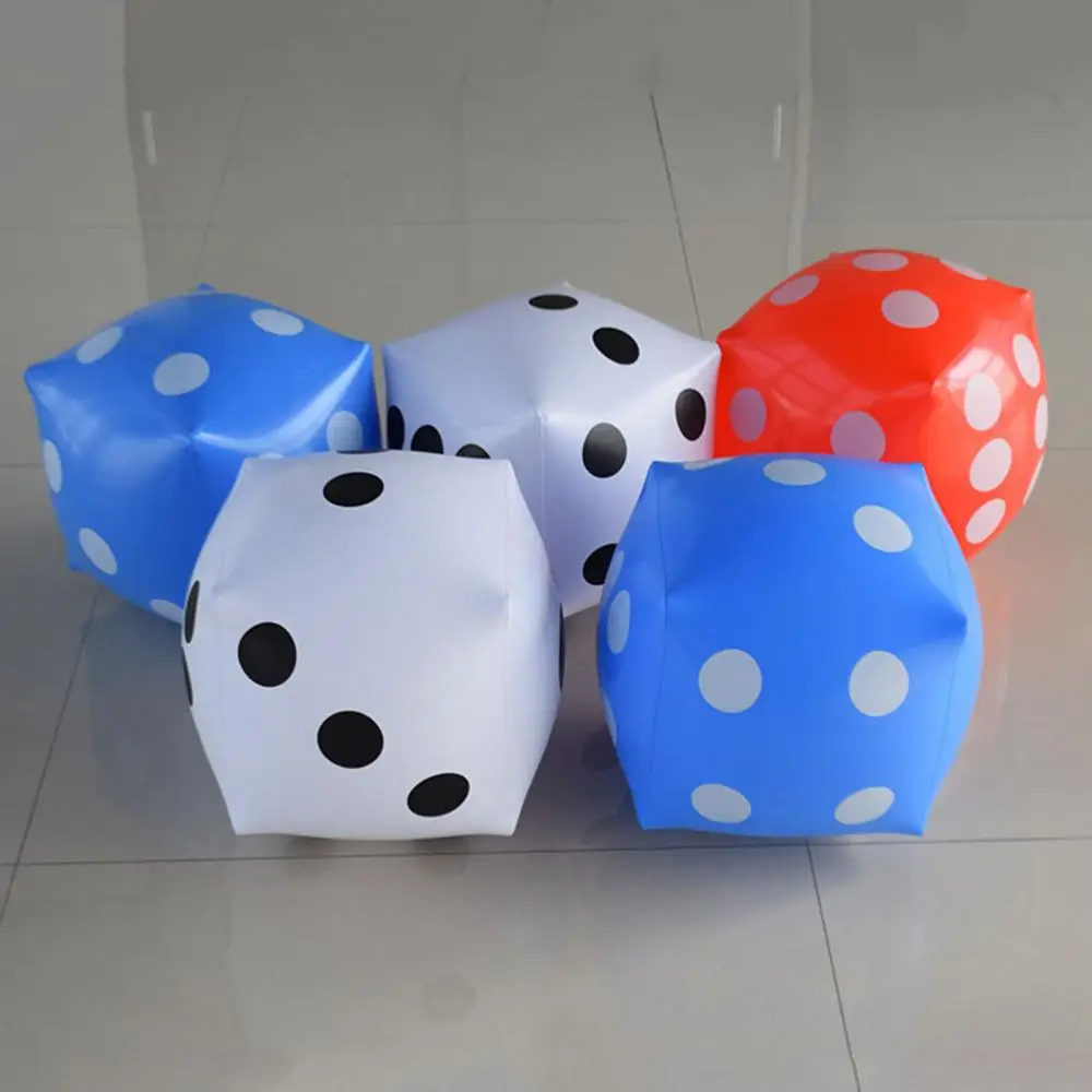 30cm Inflatable Cube Dice Party Giant Toys Activities Game Lucky Draw Props Entertainment Dice Bar Party Decoration Home Decor