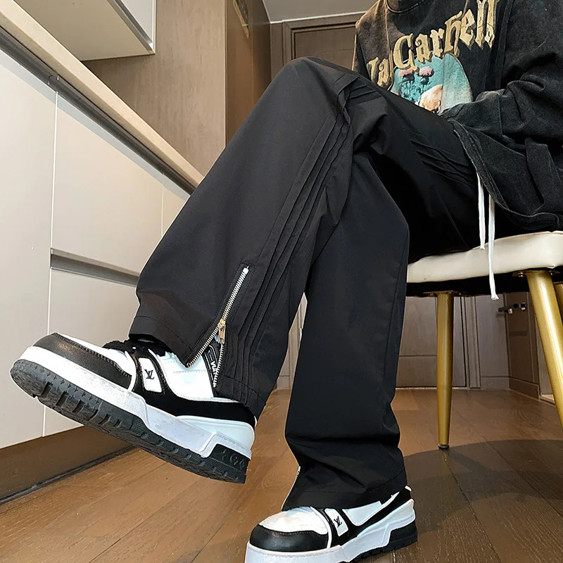 2025 Hip Hop Pants For Men Joggers Casual Streetwear Harem Pants Homme Male Trousers Ribbons Sweatpants