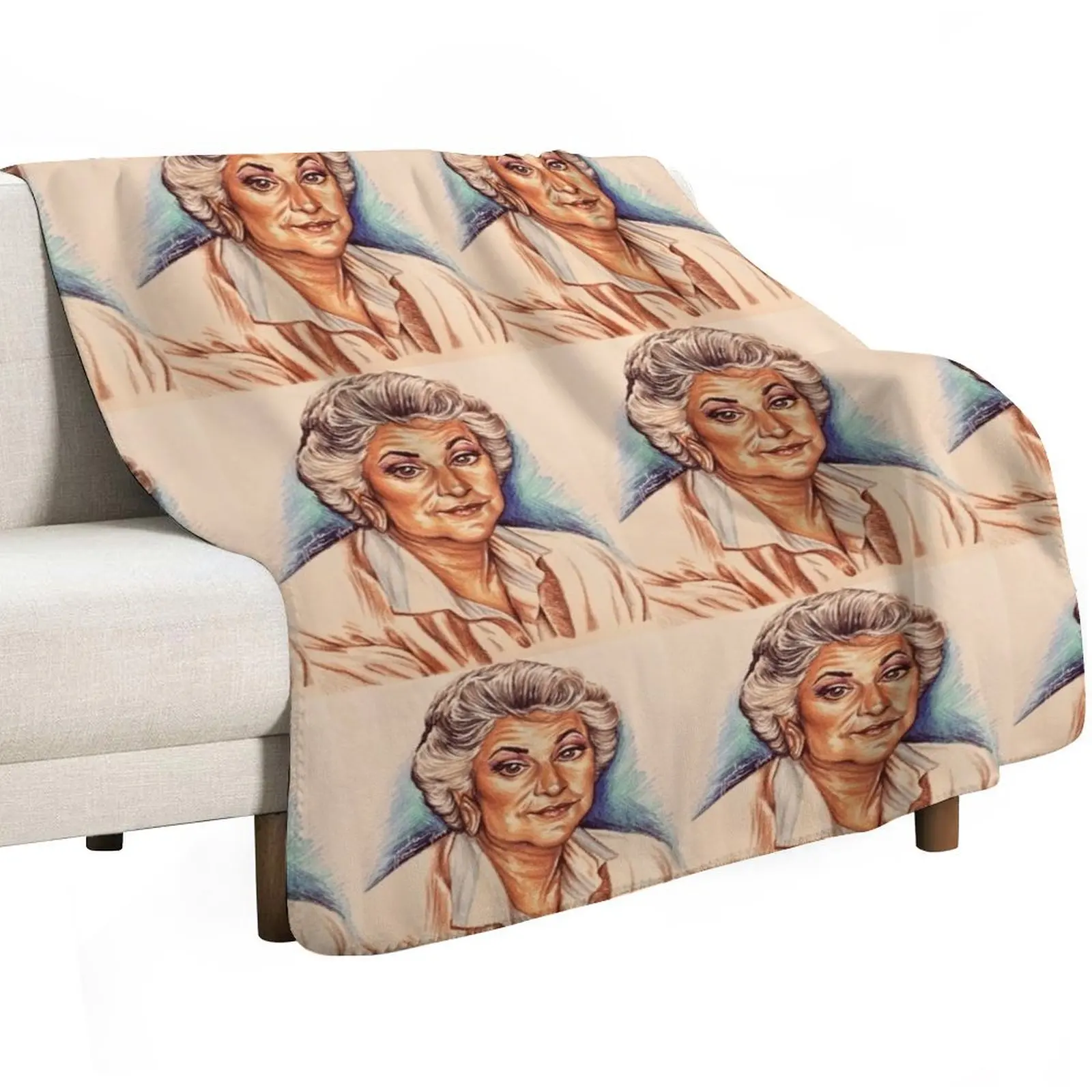 Dorothy Zbornak Or Bea Arthur Throw Blanket Custom Luxury Brand Tourist Blankets For Bed Thermals For Travel Single Blankets
