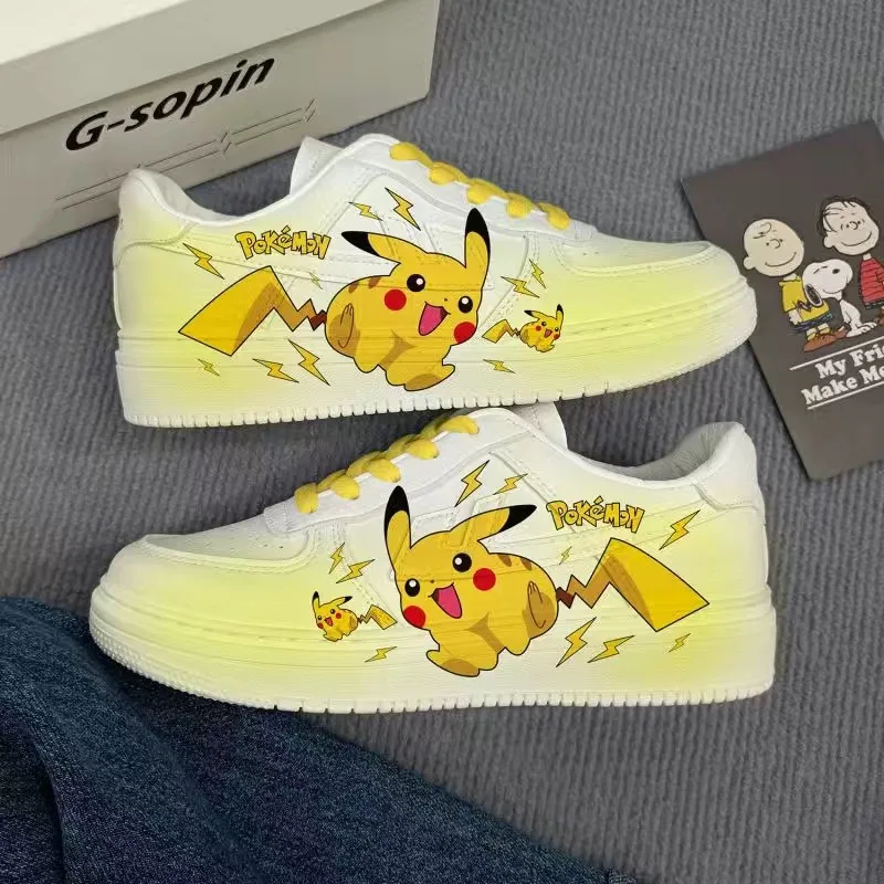 New Original cartoon Pokémon princess cute Casual shoes non-slip soft bottom sports shoes for girlfriend gift