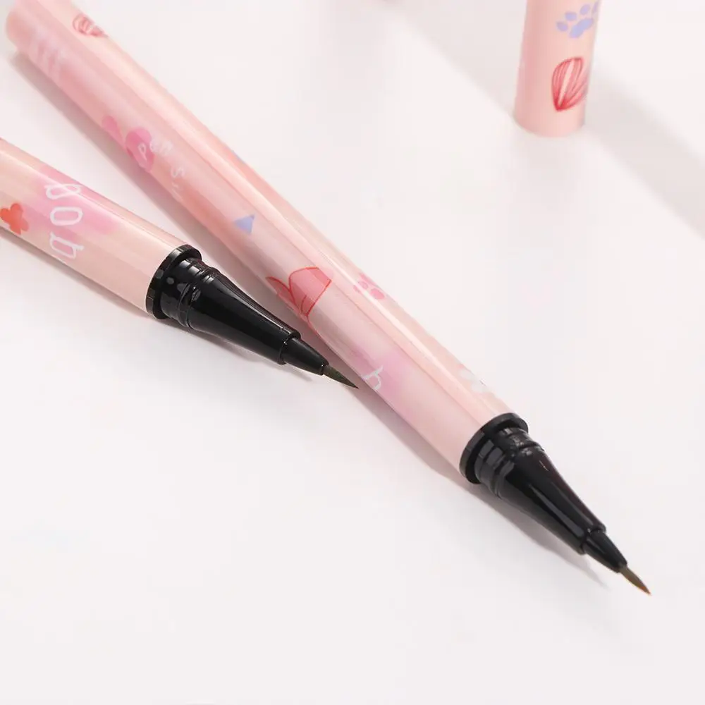 Makeup Beauty Waterproof Liquid Eyeliner Ultra-fine Black/Brown/Pink Colored Eyeliner Long Lasting Matte Silkworm Pen Women