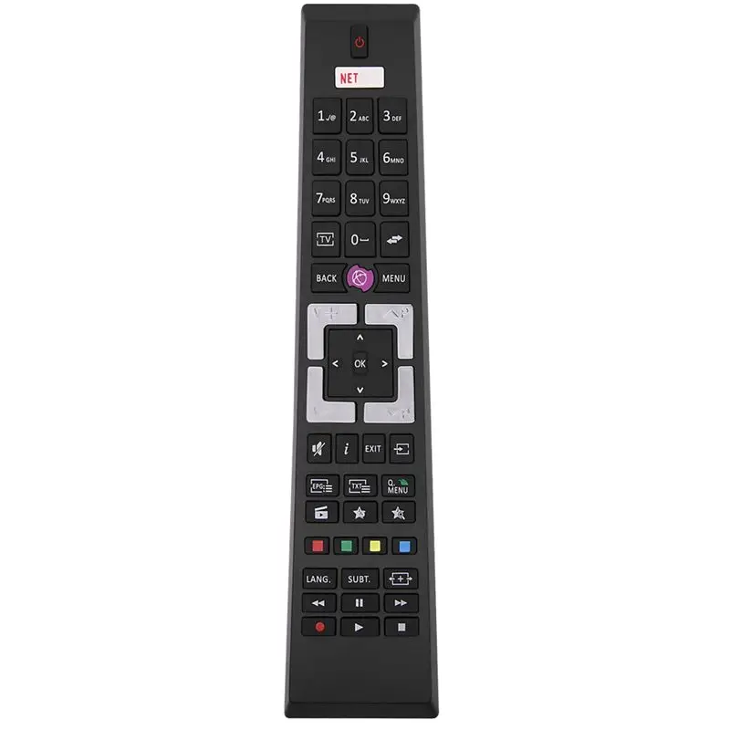 A33T Replace RCA4995 Remote Control for TENSAI TV Telefunken Specific Edenwood TV TE43404G37Z2P TE32287B35T LED TV, Black