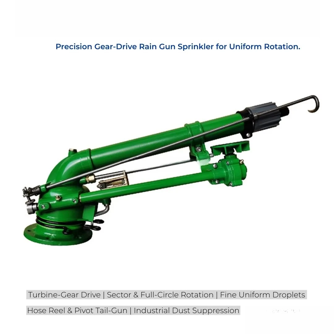 Farm Use Spraying Long Range Rain Gun Sprinkler 100m for Agricultural Farm Garden Irrigation System