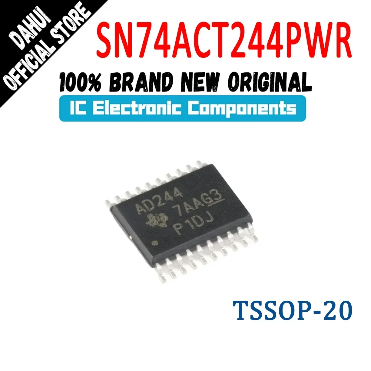 

(1Piece) 100% New Original SN74ACT244PWR SN SN74 SN74ACT SN74ACT244 74 74ACT 74ACT244 74ACT244PWR TSSOP20 IC