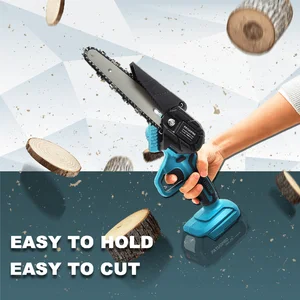 6 inch Mini Wireless Wooden Serra Garden Garden Log saw fit for Makita 18V Battery Electric Tool (without battery) 10 Main Sales Mini Chainsaw Electric Chainsaw - №10