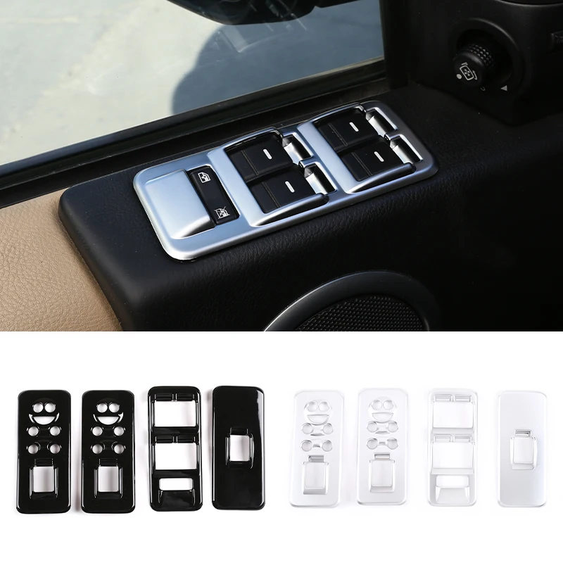

Car Door Armrest Window Glass Lift Switch Button Panel Frame Cover Trim For Land Rover Discovery 3 Range Rover 2004-2009