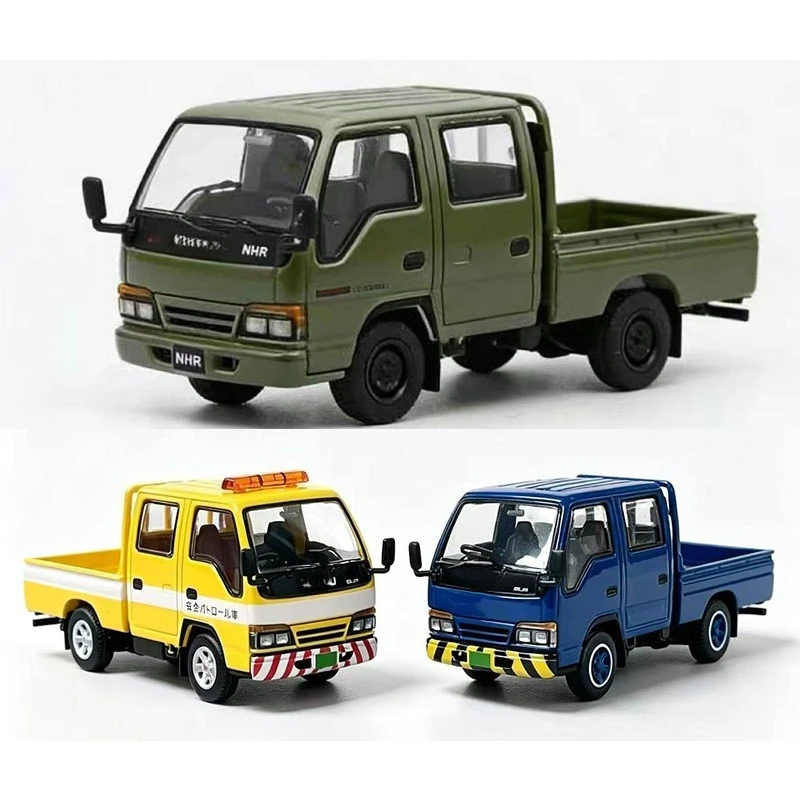 

Ready in Stock DBGT 1:64 Light Truck NHR Yellow Dark Blue Green Alloy Die-cast Car Model Collection Ornaments Children's Gift