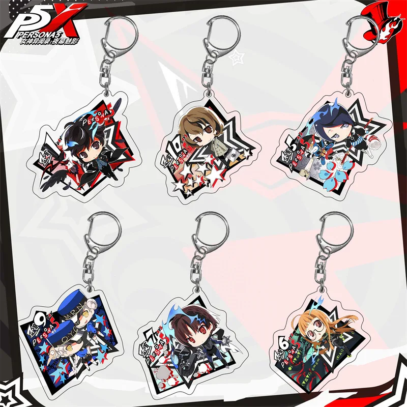 Persona Game Related Products Anime Keychain Ideal Gift Related Products Girl Gift Key Chain Bag Charm Souvenir Creative Pendant