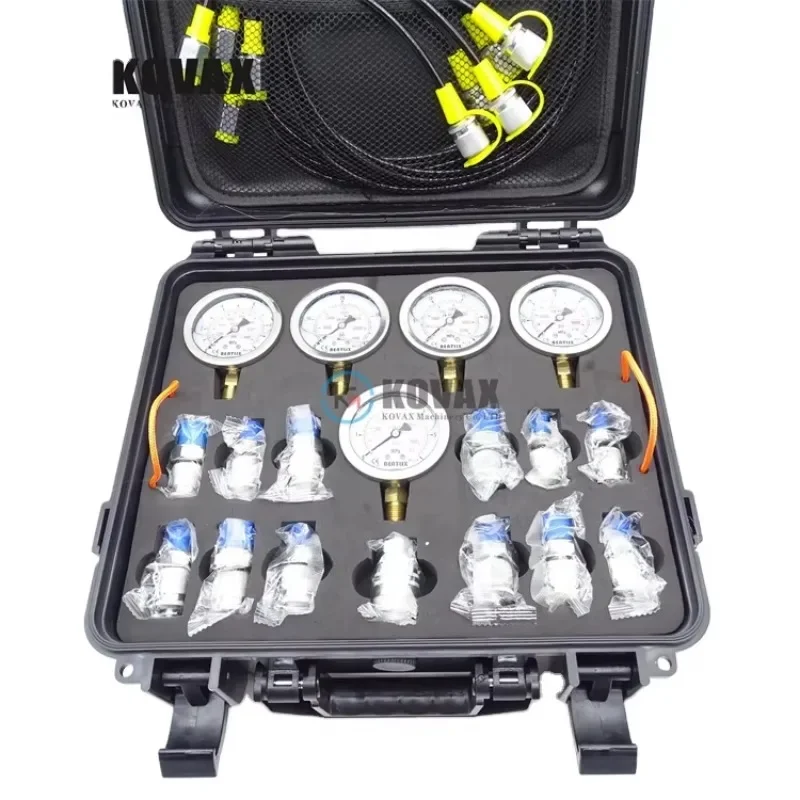 5 Gauges Pressure measurement tool, DMASS 5 Gauge Hydraulic Pressure Gauges set