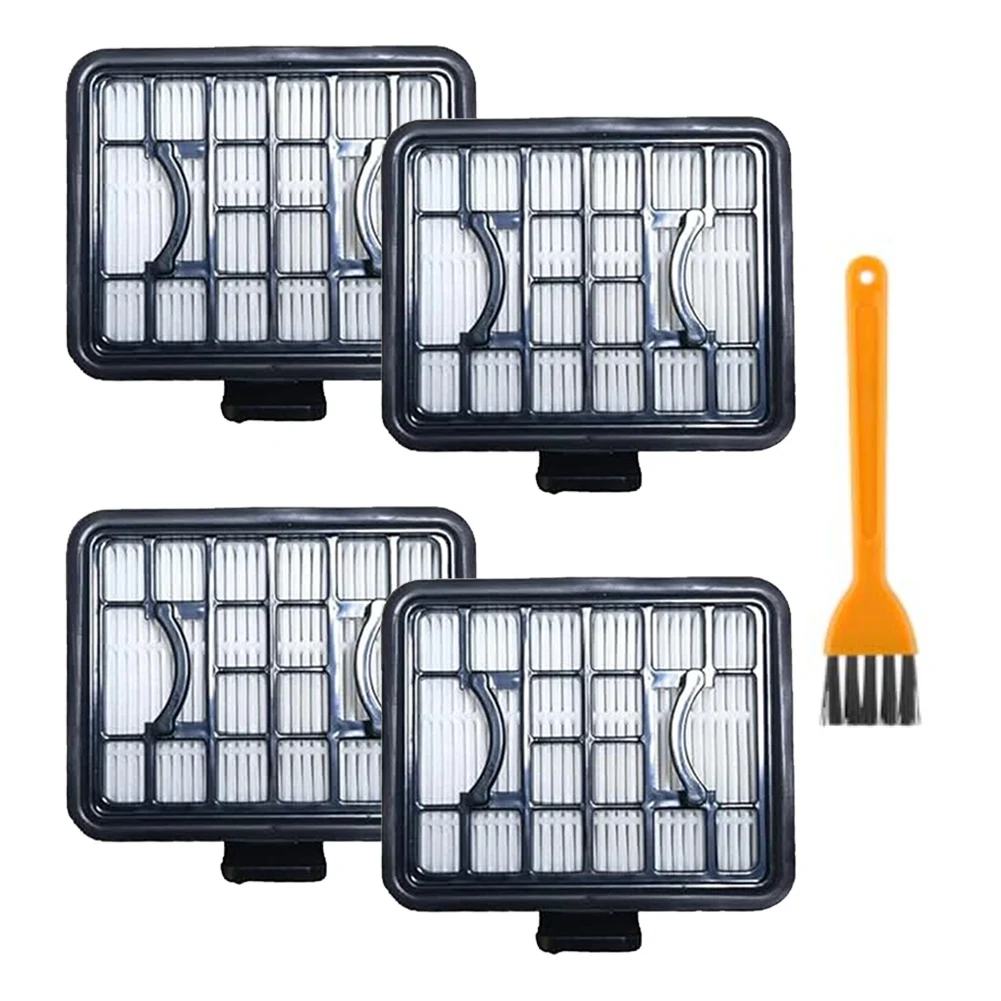 4 Piece Vacuum Cleaner Filter Replacement Kit With Cleaning Brush For Bosch GAS 18V-1/GAS18V-02/GAS18V-3N Cordless Vacuum
