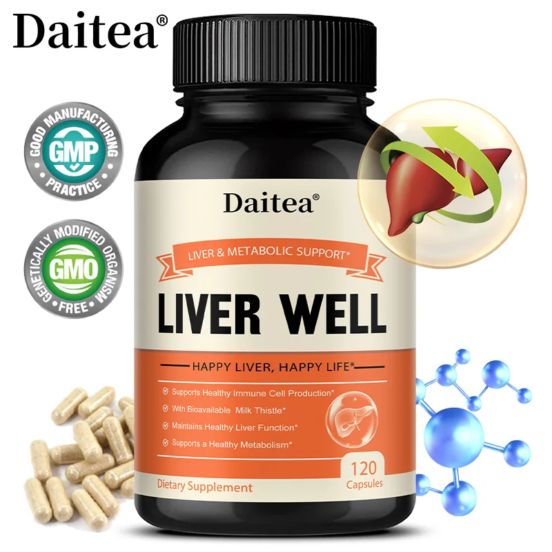 

Добавка для поддержки колодца печени — с биодоступенчатым молочным растовиком, клетками для балансировки иммунитета, поддержкой печени, без GMO