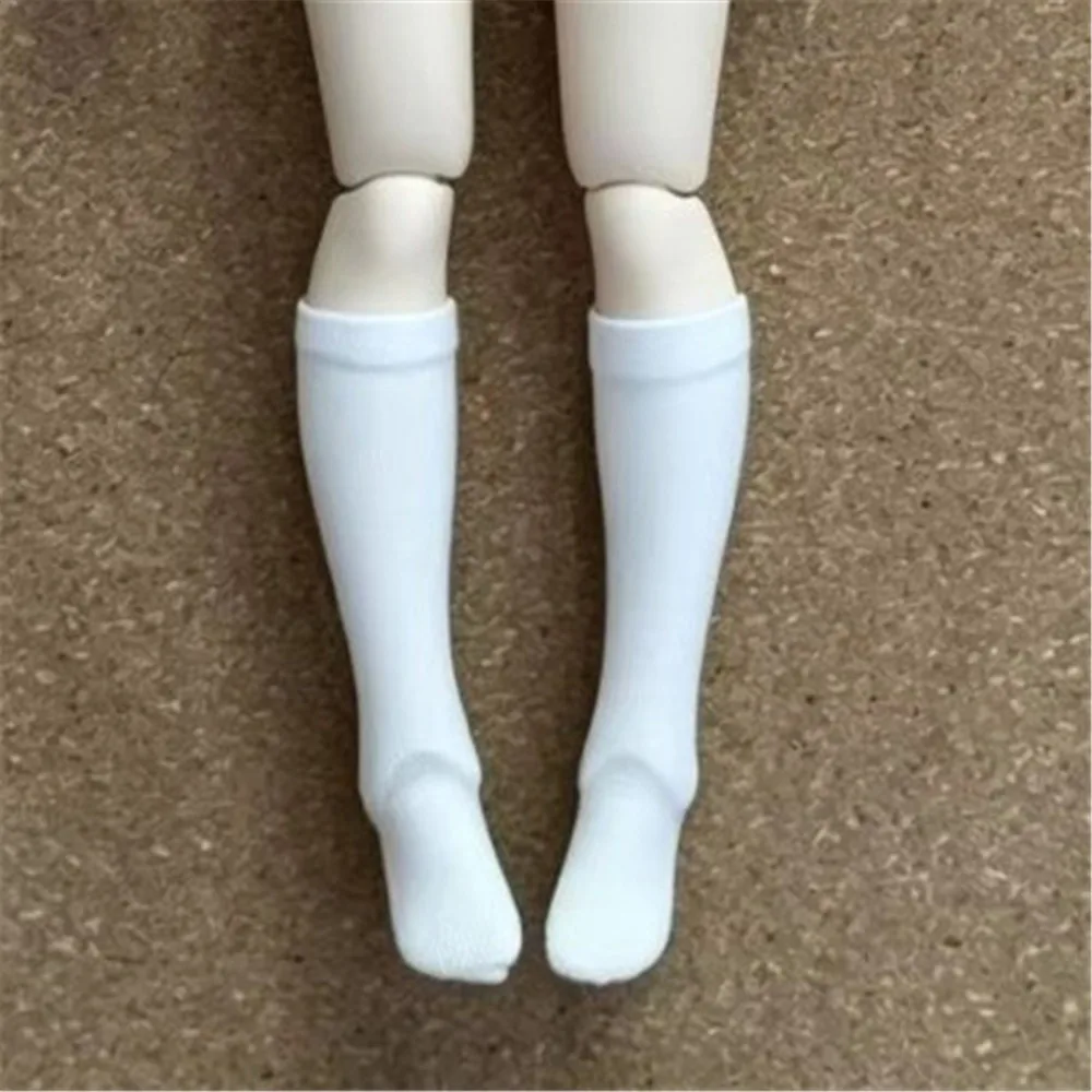 1Pair 1/6 Scale BJD Thigh Socks Knee High Stretch Textile Doll Leg Warmers Ankle Length for OB22 OB24 Azone Blythe Doll