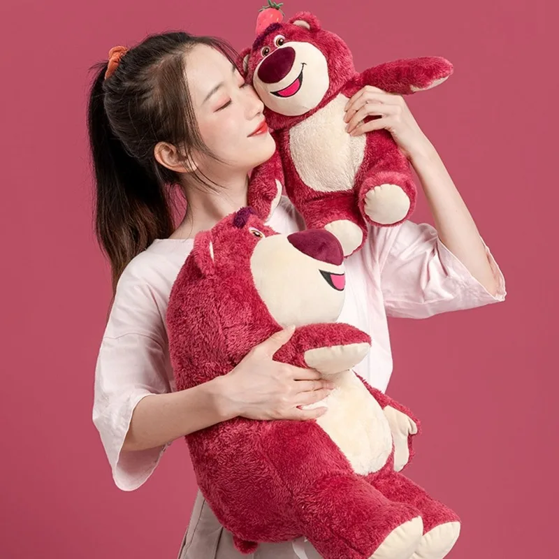 ديزني دمية جديدة الفراولة الدب لطيف Kawayi الكرتون أفخم لينة أريكة وسادة دمية السرير زينة هدية عيد ميلاد