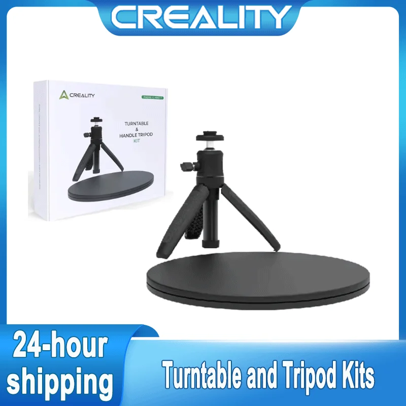 Creality 3D Scanner Turntable and Handle Tripod Kit Manual Turntable for CR-Scan Otter / Raptor Series 3d Scanner Accesoires