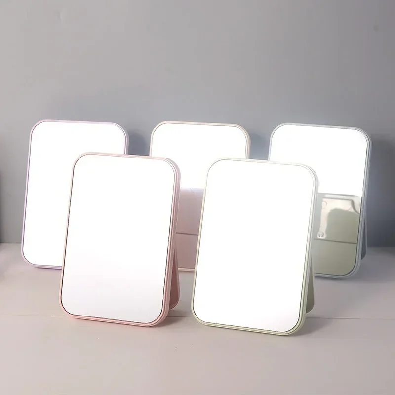 Hoge lijstgrootte Grote make-upspiegel Desktop Opvouwbaar dressingtool Draagbaar Geschikt voor meisjes om thuis te maken