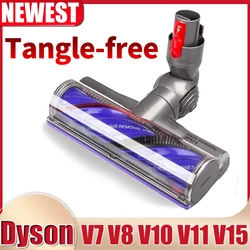 For Dyson V7 V8 V10 V11 V15 Vacuum Cleaner Anti Entangleme Direct Drive Cleaner Head , Motorhead Cleaner Head Brush Turbine Tool
