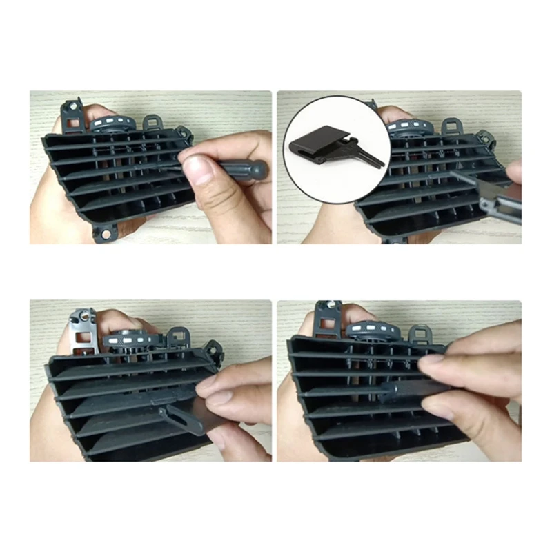 Klip dayung Ventilasi udara mobil, untuk Porsche Panamera 2017-2021 dasbor mobil A/C klip ventilasi