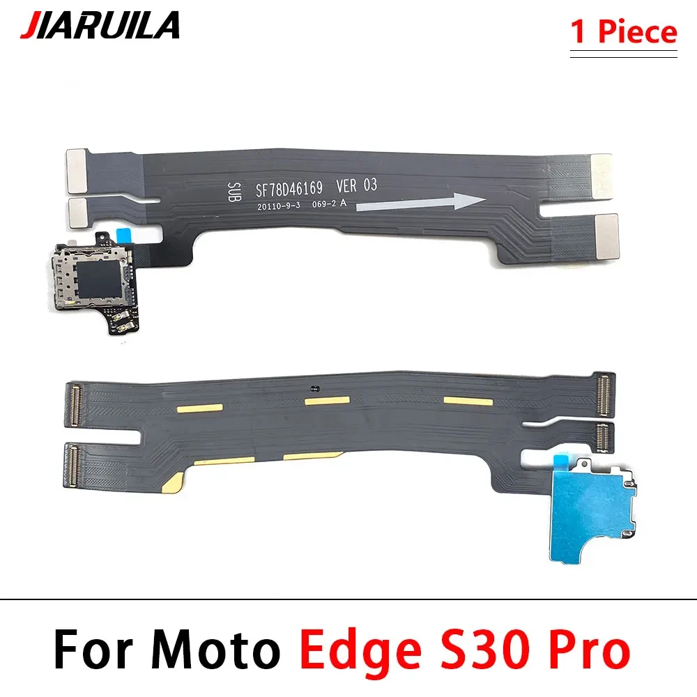 Main Board Motherboard PCB Dock Socket For Moto Edge 20 Pro 30 Fusion S30 Pro 20 Lite Ribbon Mainboard Flex Cable