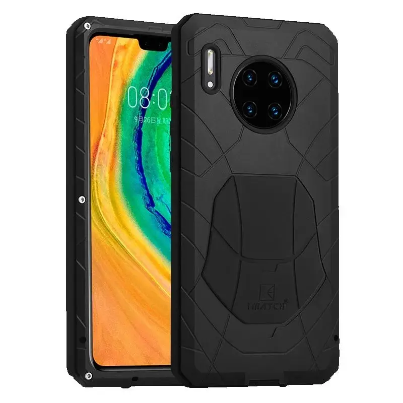 

Imatch Aluminum Metal Silicone Shockproof Case For Huawei Mate 30 40 Pro Plus Cover Protector Hard Heavy Duty Fundas Shell Cases