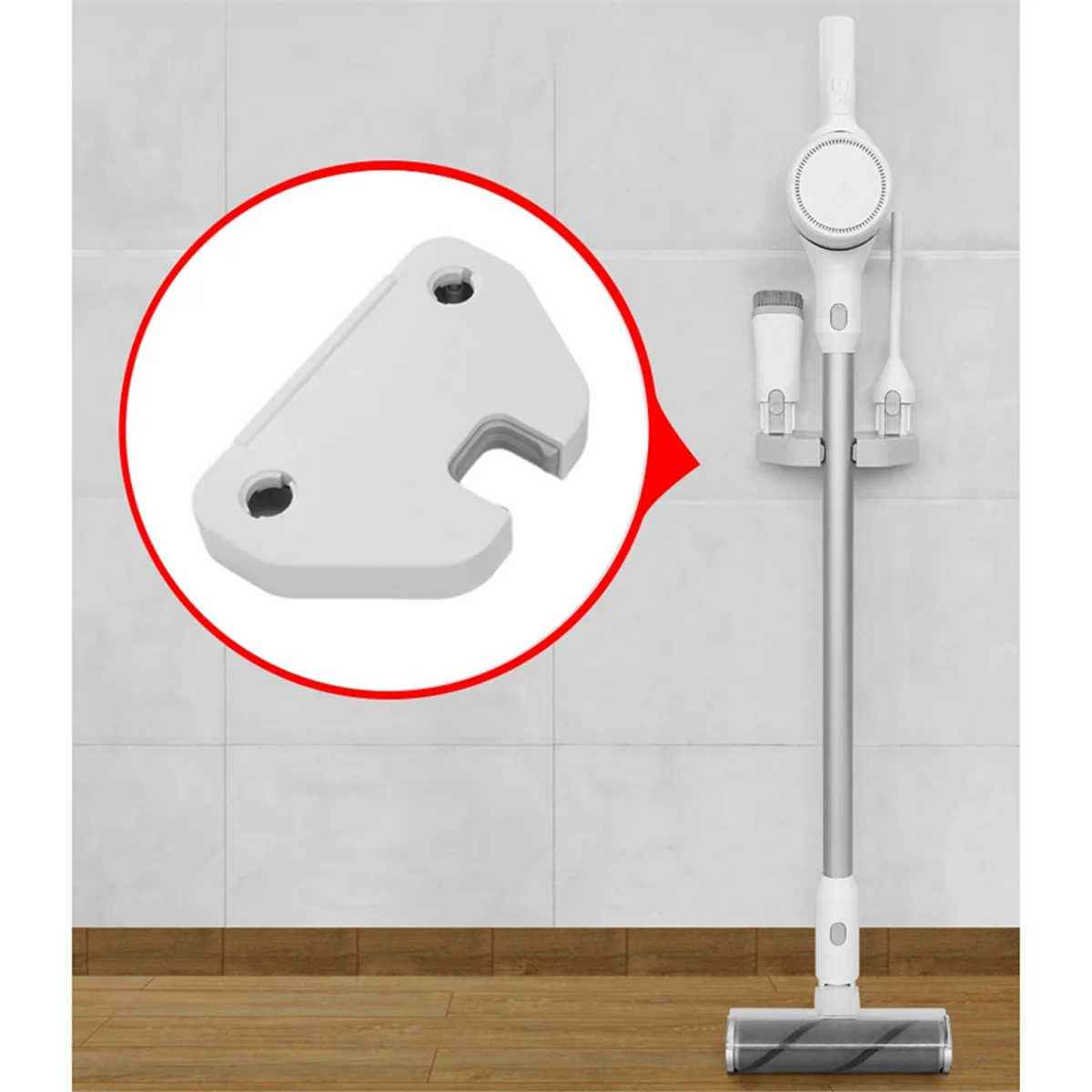 ที่ยึดแบบสูญญากาศติดผนังสำหรับ V6 V7 V8 Dyson/Xiaomi /Midea /Shark ที่วางแบบสูญญากาศอเนกประสงค์