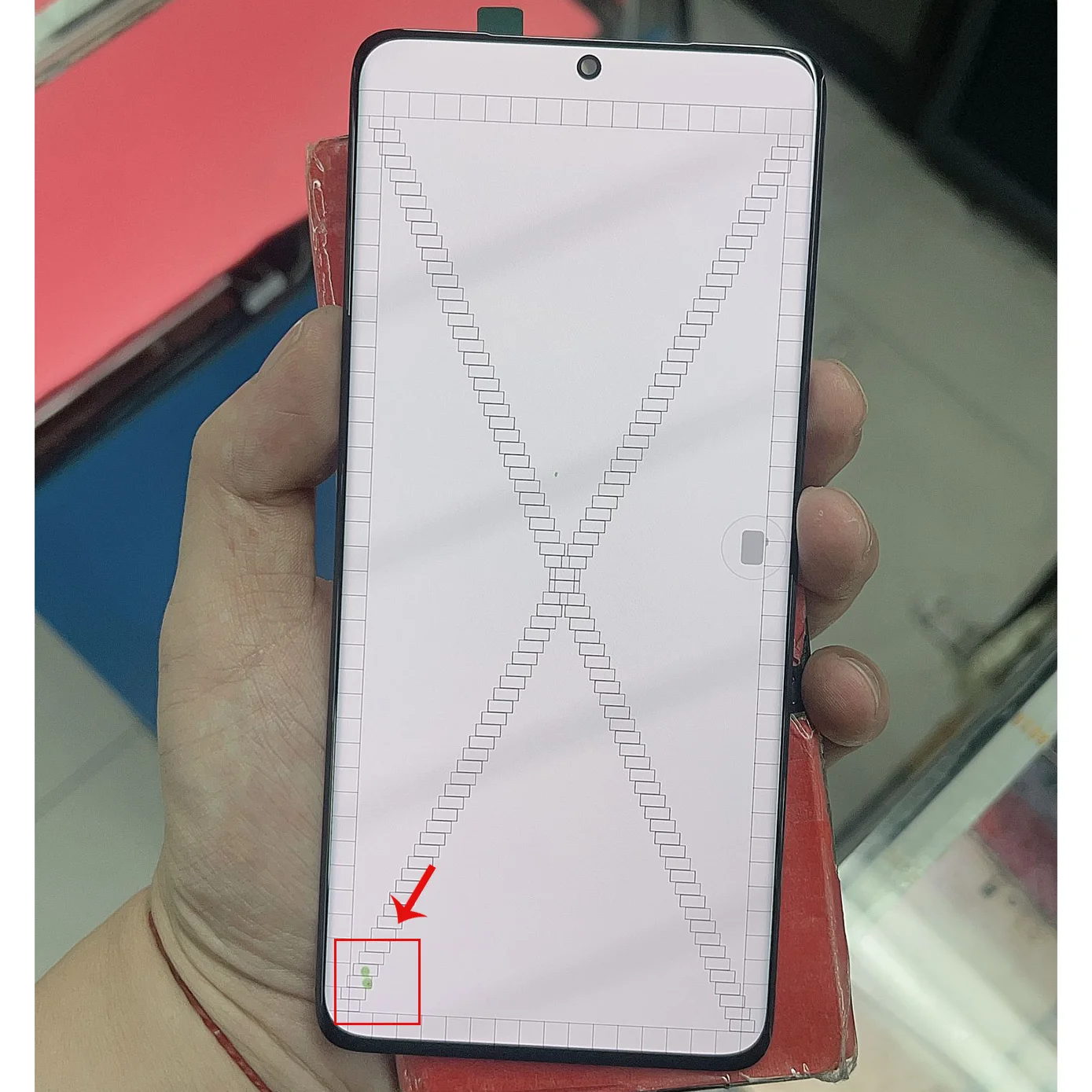 display-amoled-per-samsung-s21-ultra-con-difetto-ricambio-digitalizzatore-touchscreen-per-s21u-g998b-g998b-ds-g996u